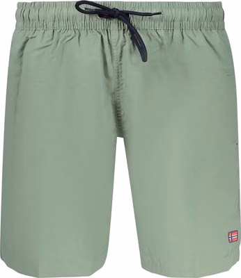 Green Polyamide Men's Swimwear