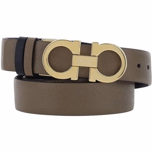 Ferragamo Multicolor Calf Leather Bos Taurus Regular Belt