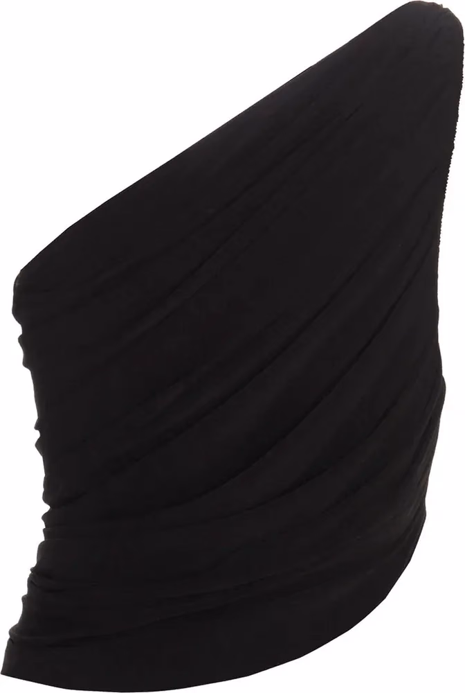 Norma Kamali Black Polyamide Tank Tops