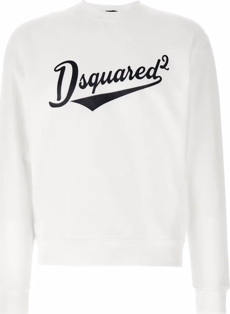 Dsquared² White Cotton Sweatshirt