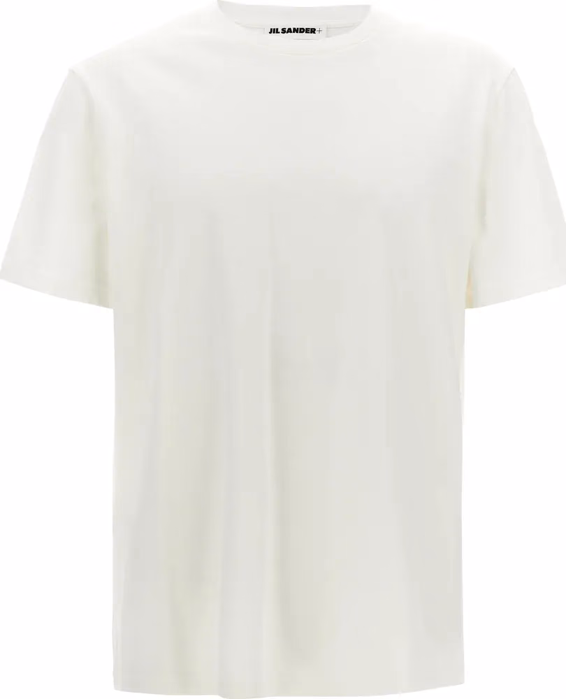 Jil Sander White Cotton T-Shirt