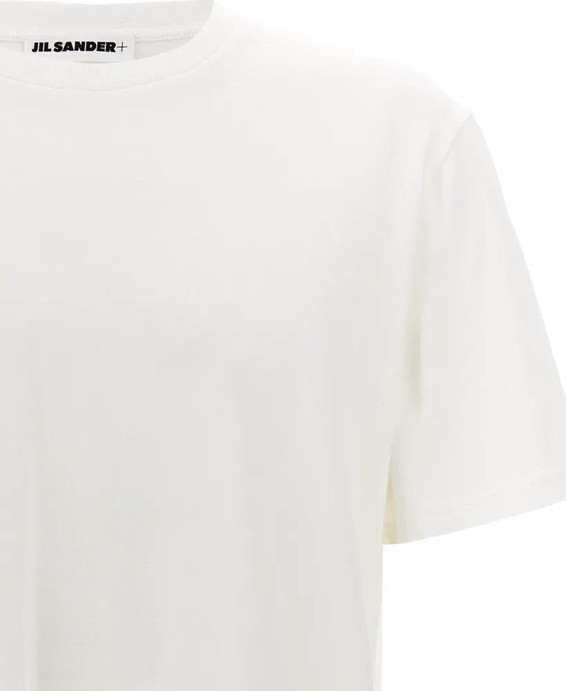 Jil Sander White Cotton T-Shirt