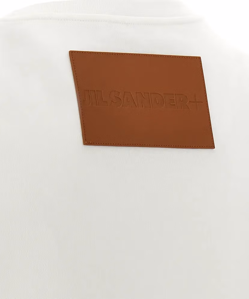Jil Sander White Cotton T-Shirt