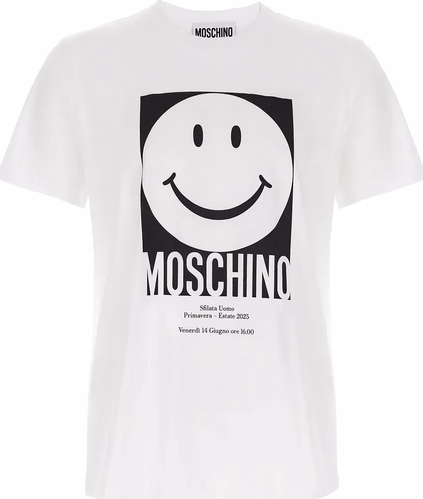 Moschino White Cotton T-Shirt