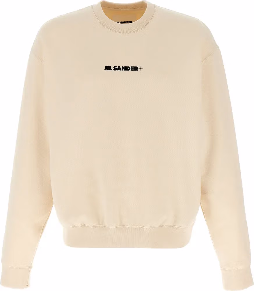 Jil Sander Beige Cotton Sweatshirt
