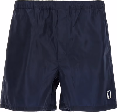 Blue Polyamide Swim Shorts