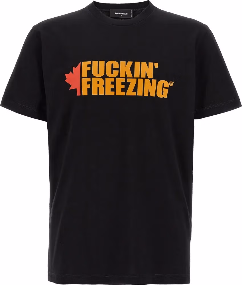 Dsquared² Black Cotton T-Shirt