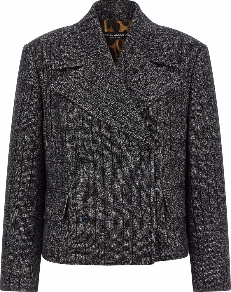 Dolce & Gabbana Bicolor Elastane Blazer