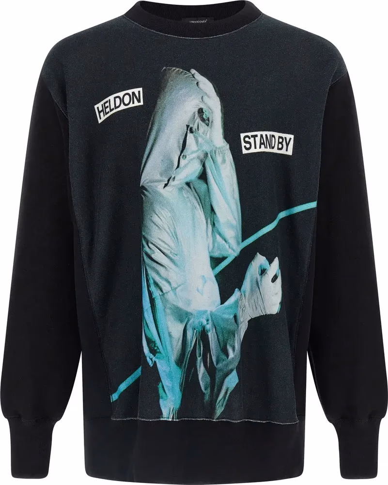 Undercover Black Cotton Sweatshirt