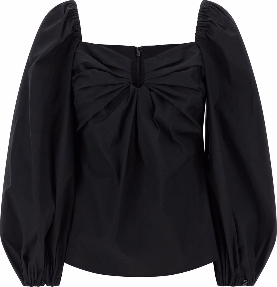 Carolina Herrera Black Cotton Tank Tops