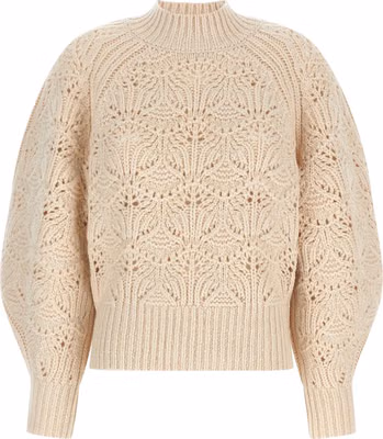 Beige Wool Cardigan
