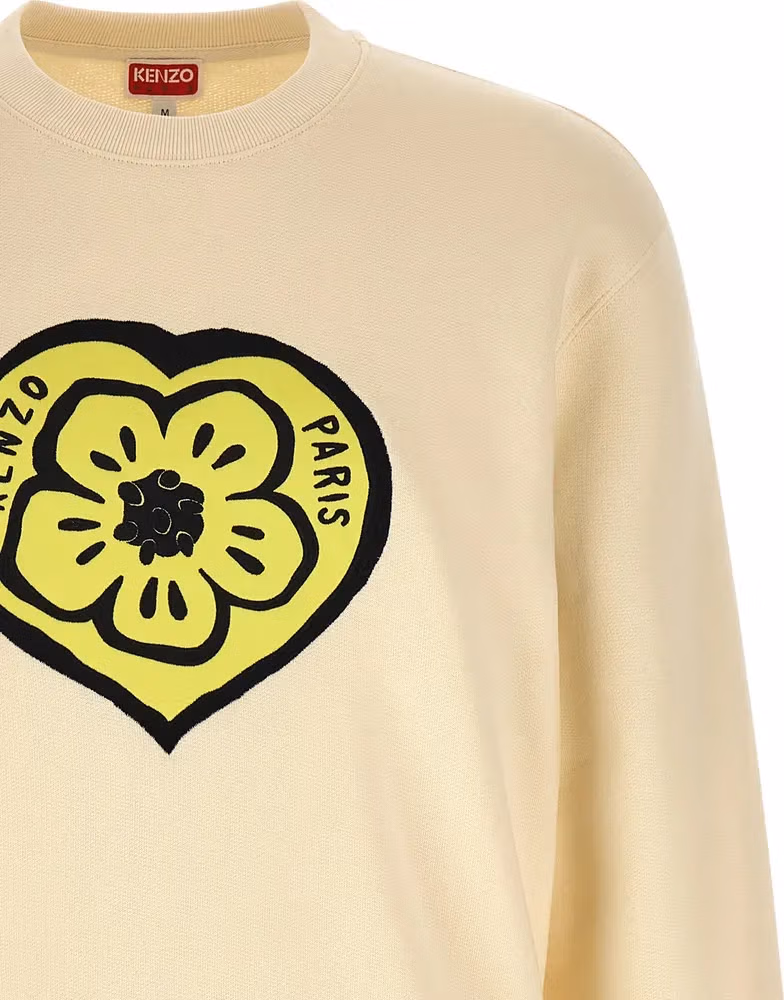 Kenzo Beige Cotton Sweatshirt