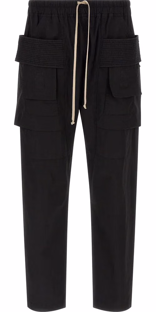 DRKSHDW Black Cotton Cargo Pants