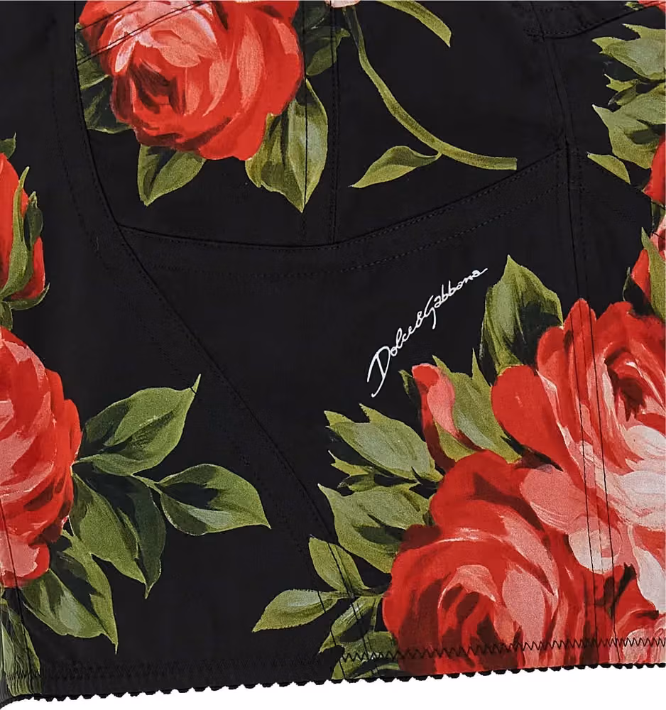 Dolce & Gabbana Black Cotton Tank Tops
