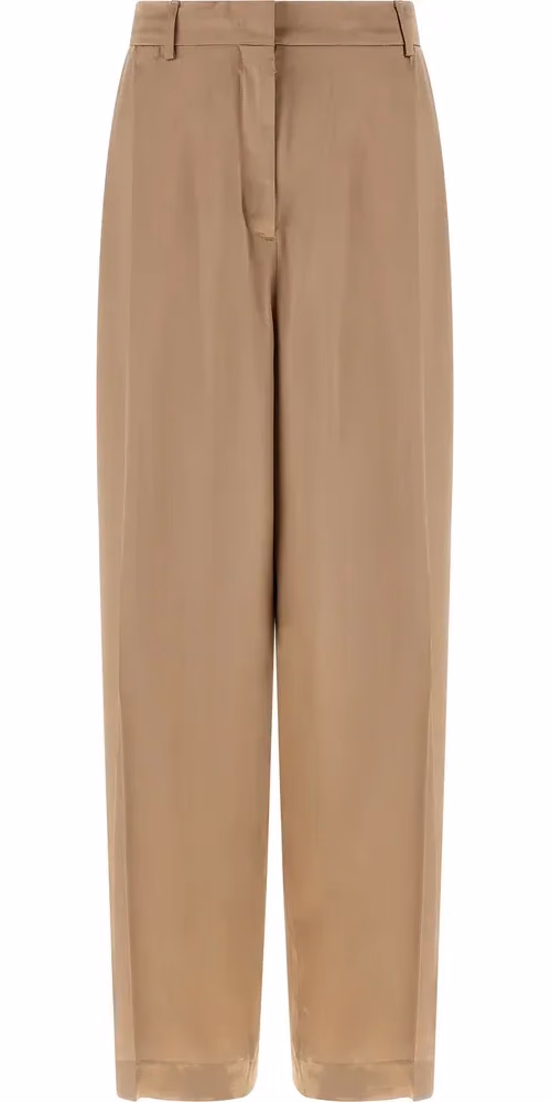 Fabiana Filippi Beige Viscose Casual Pants