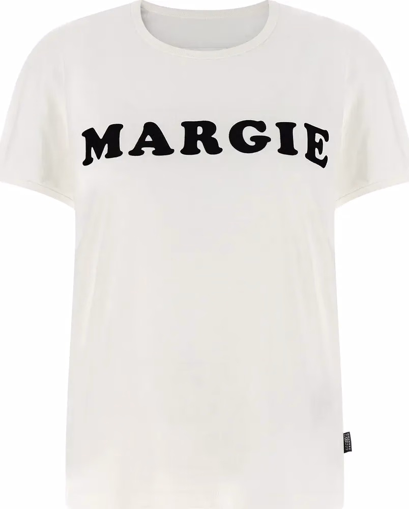MM6 Maison Margiela White Cotton T-Shirt