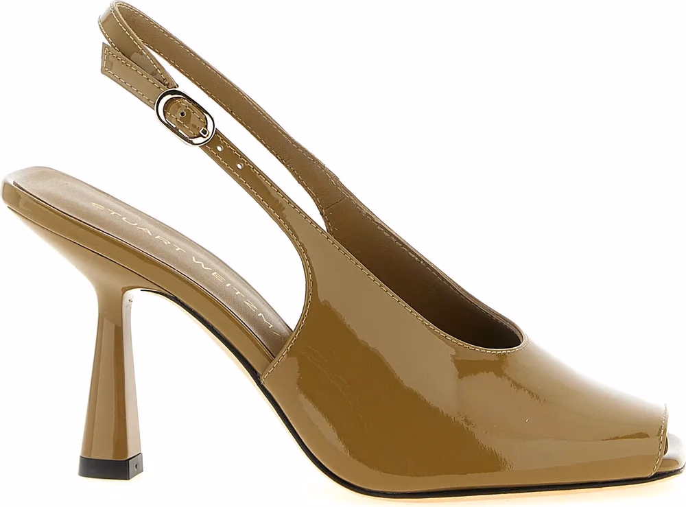 Stuart Weitzman Bicolor Polyethylene High Heel Pumps