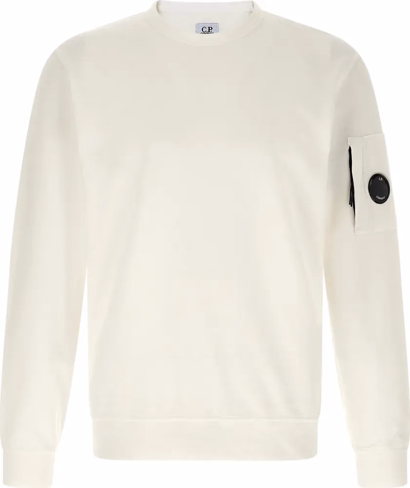 C.P. Company White Cotton Sweatshirt