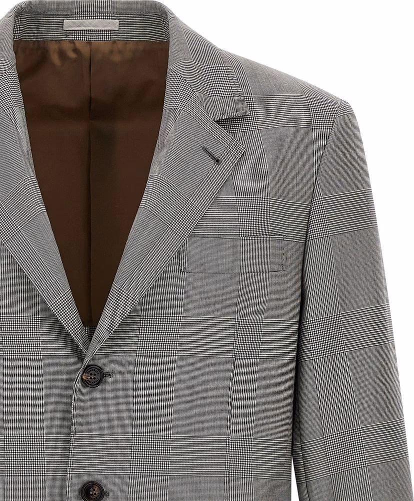 Brunello Cucinelli Gray Virgin Wool Blazer