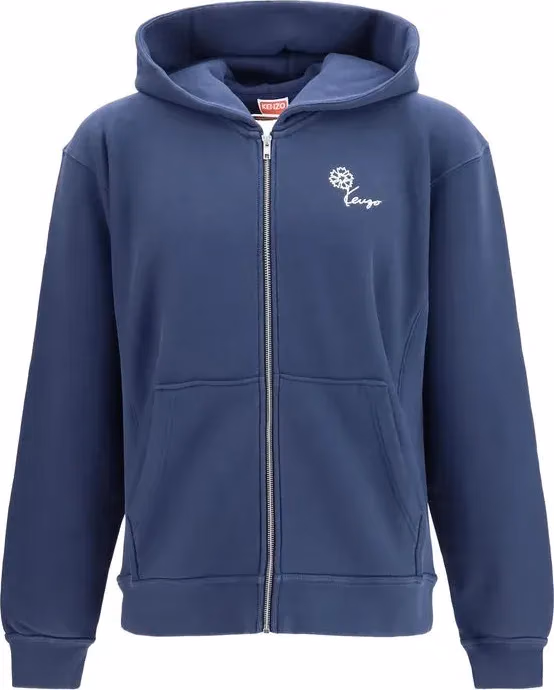 Kenzo Blue Cotton Sweatshirt