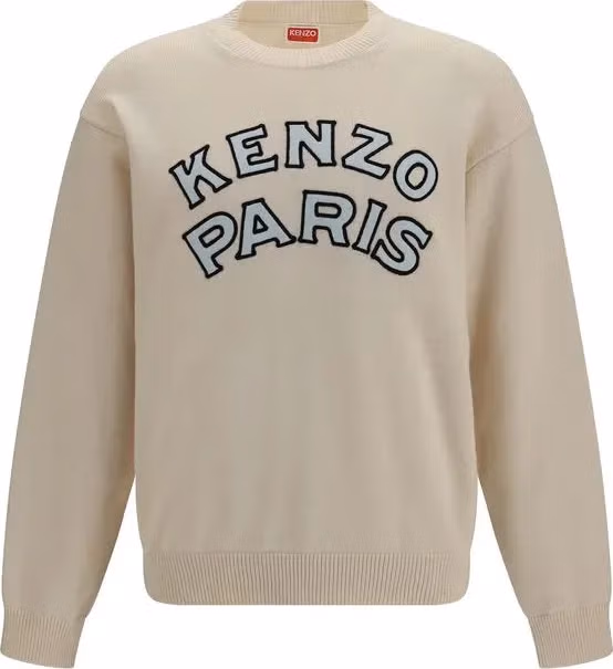 Kenzo Beige Wool Oves Aries Sweatshirt