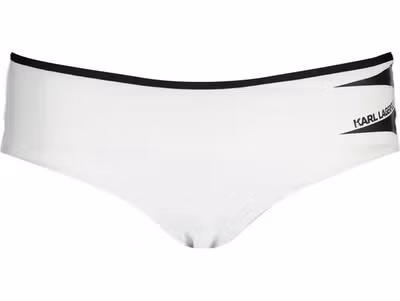 White Polyamide Women's Swim Brief