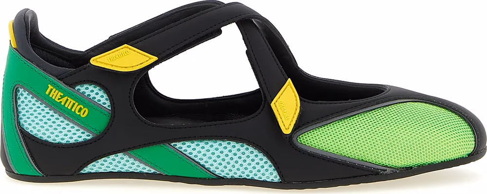 The Attico Bicolor Polyethylene Ballet Flats