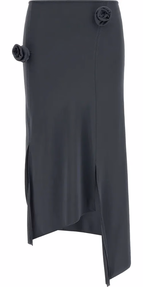 Coperni Gray Polyamide Midi Skirt