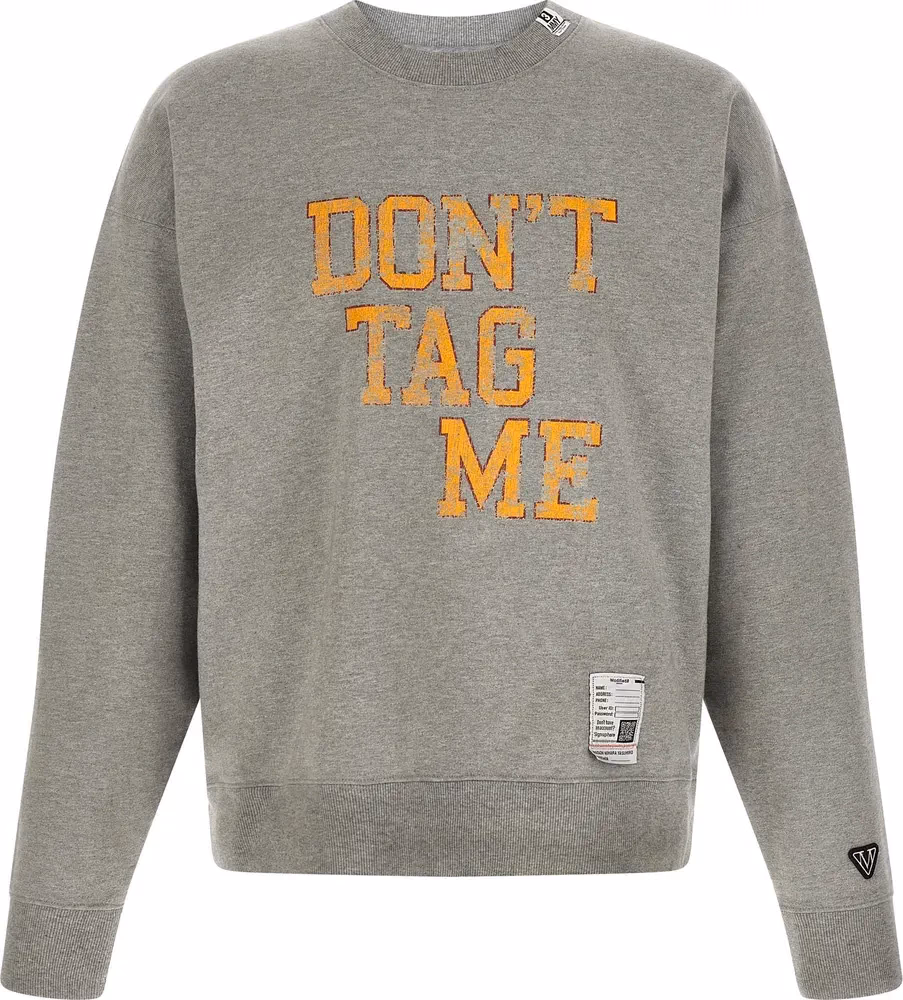 Maison Mihara Yasuhiro Gray Cotton Sweatshirt