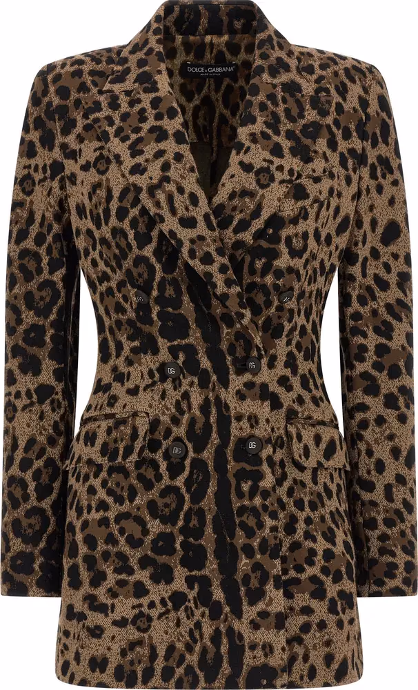 Dolce & Gabbana Brown Viscose Blazer
