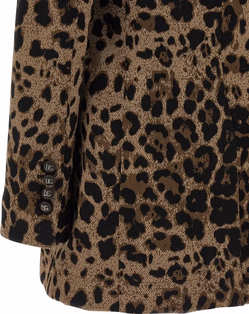 Dolce & Gabbana Brown Viscose Blazer