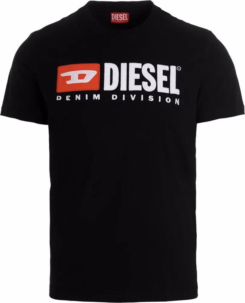 Diesel Black Cotton T-Shirt