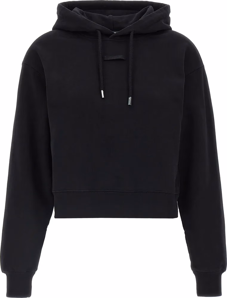 Jacquemus Black Cotton Hoodie