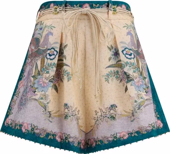 Zimmermann Multicolor Linen Bermuda Shorts