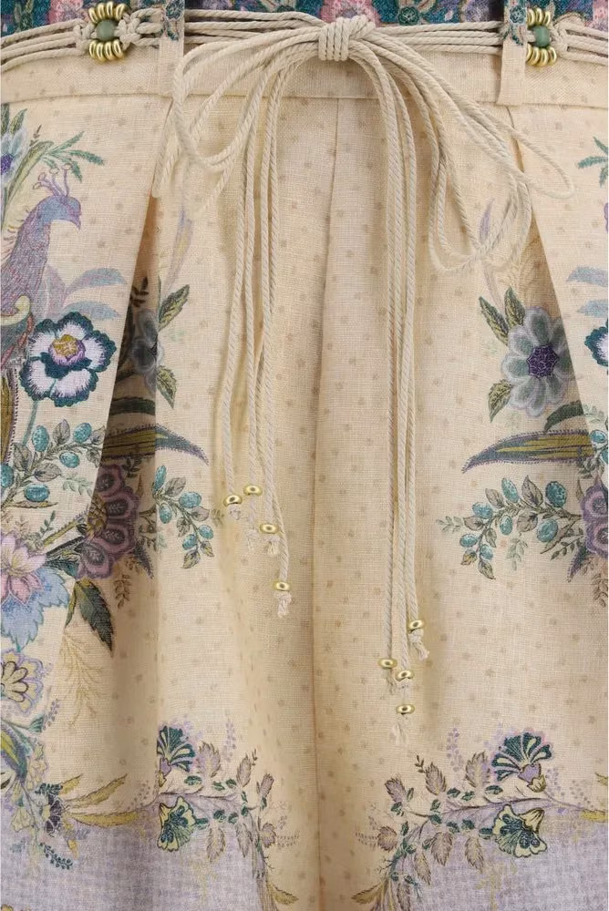 Zimmermann Multicolor Linen Bermuda Shorts
