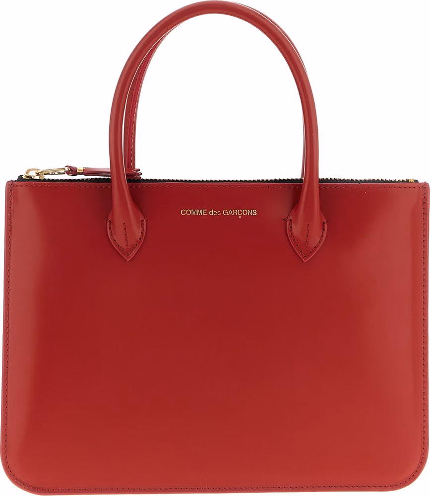 Comme Des Garçons Multicolor Cowhide Handbag
