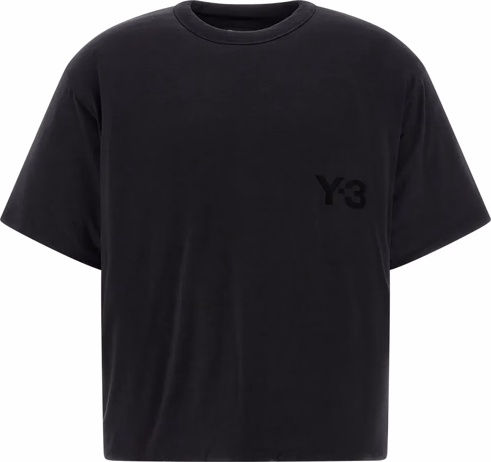 Y-3 Black Lyocell T-Shirt