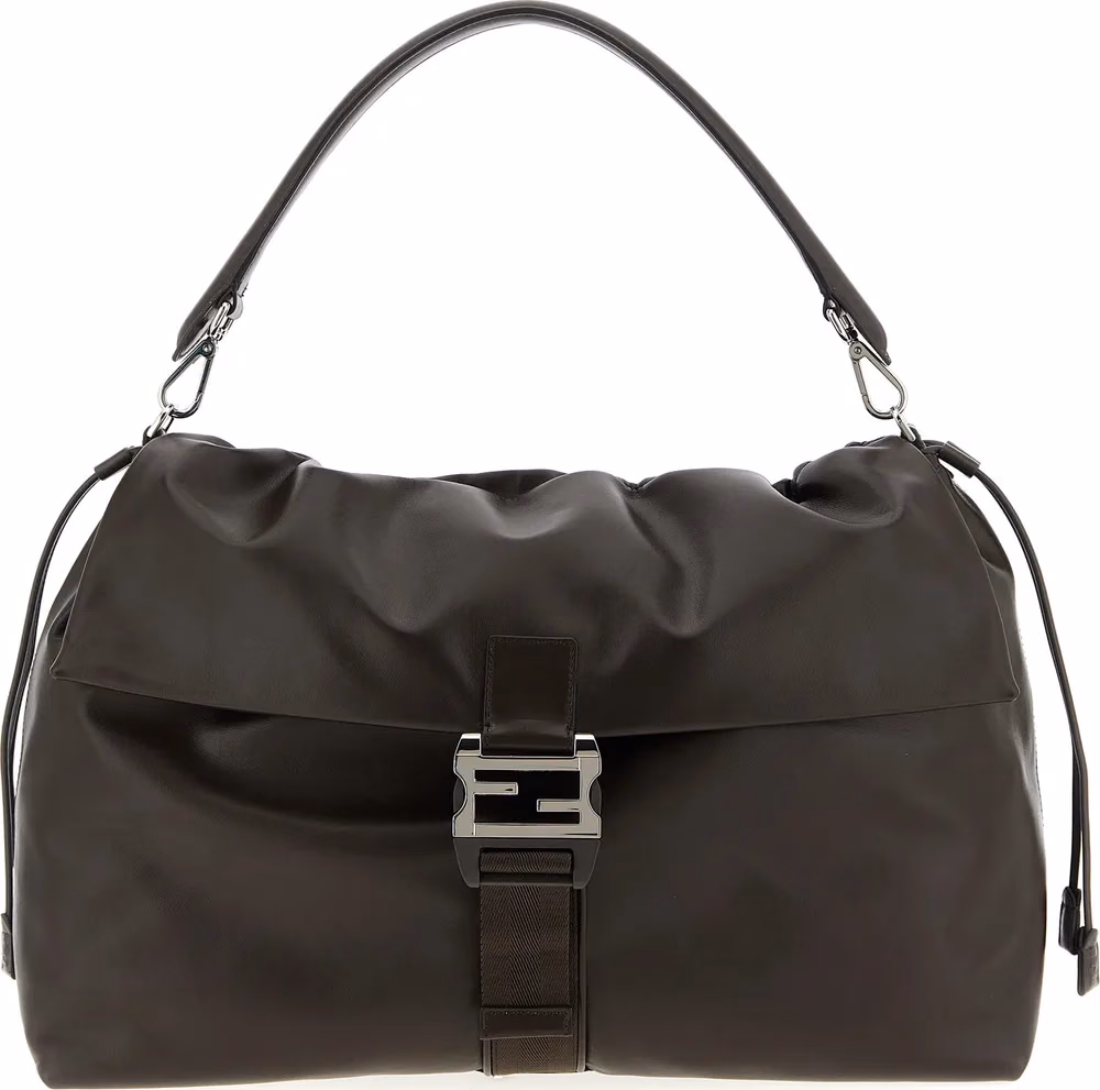 Fendi Brown Calfskin Handbag