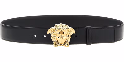 Black Calfskin Regular Belt
