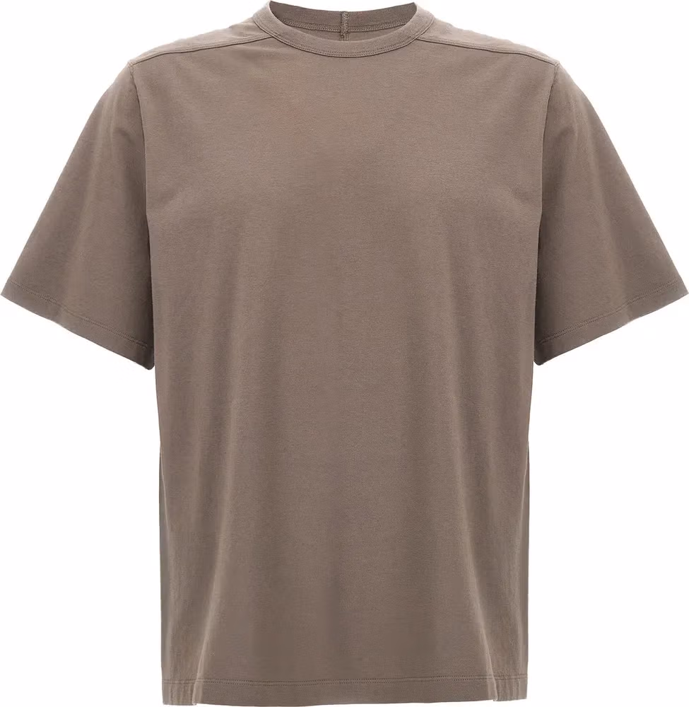 Rick Owens Gray Cotton T-Shirt
