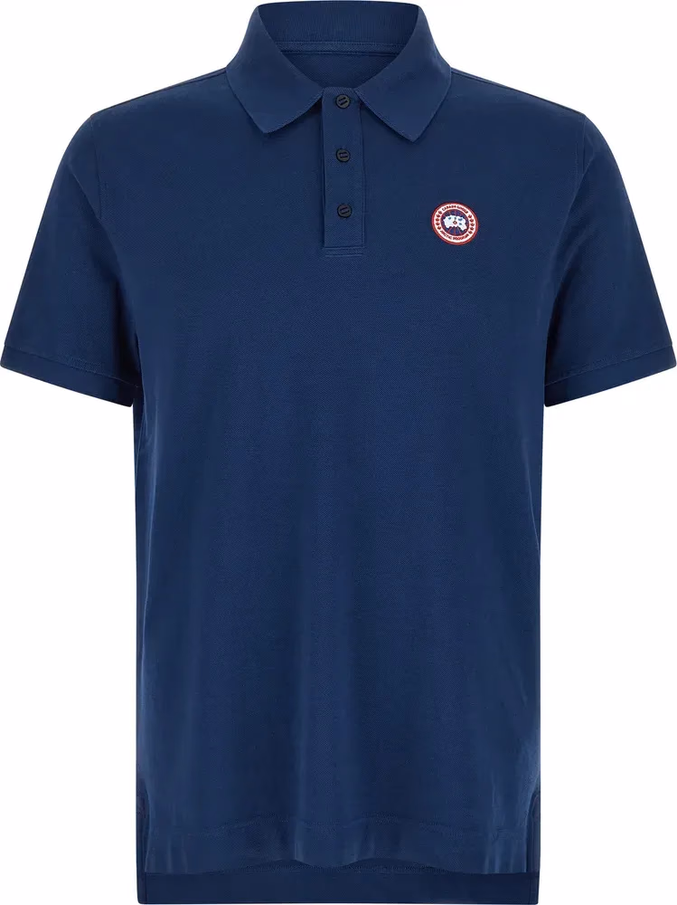 Canada Goose Blue Cotton Polo Shirt