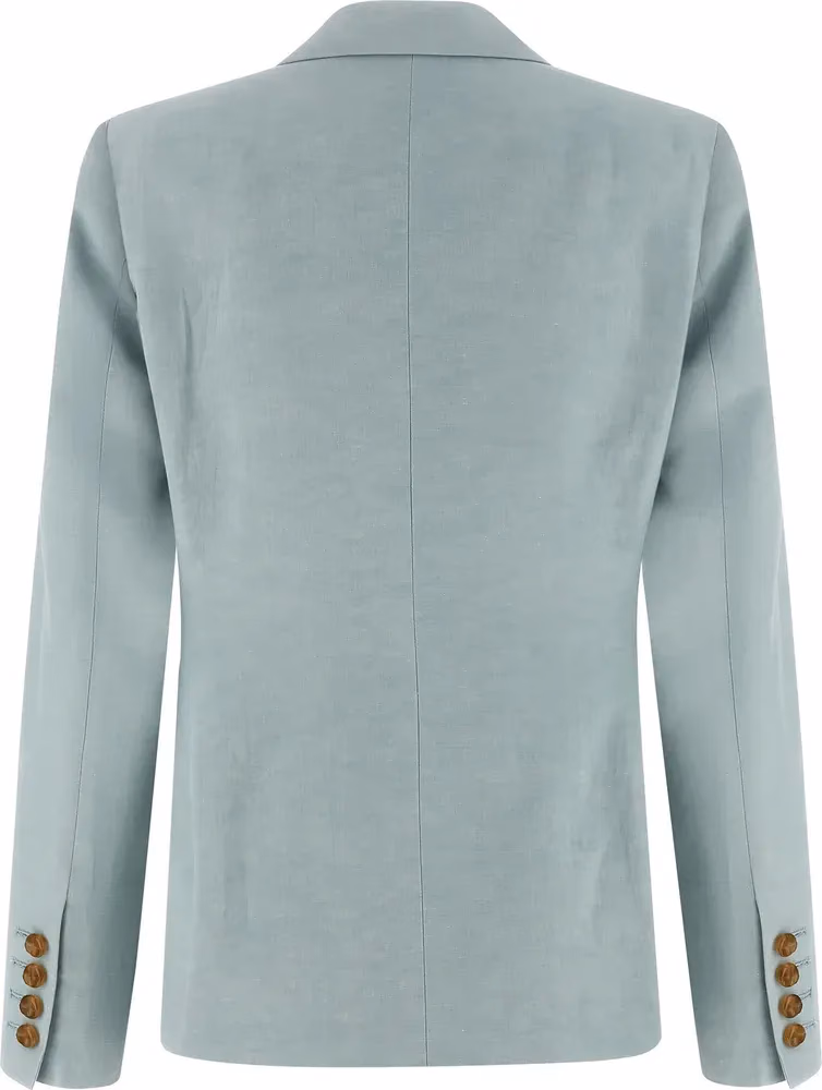 Blazé Milano Blue Silk Blazer