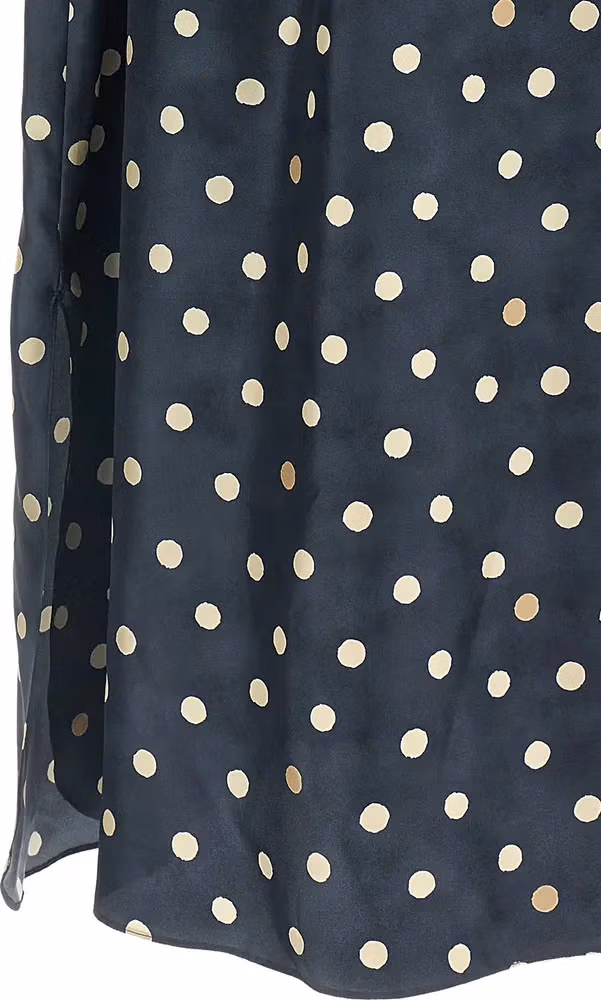 'S Max Mara Blue Silk Midi Dress