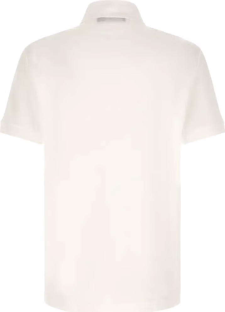 Dolce & Gabbana White Cotton Polo Shirt