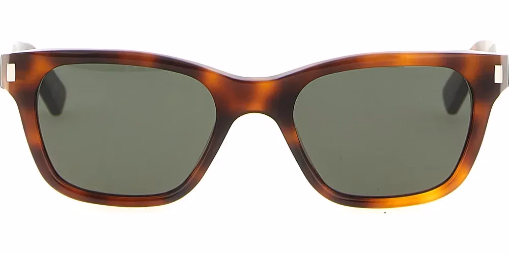 Saint Laurent Brown Acetate Sunglasses