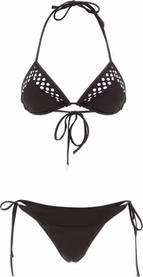 Brown Polyamide Bikini