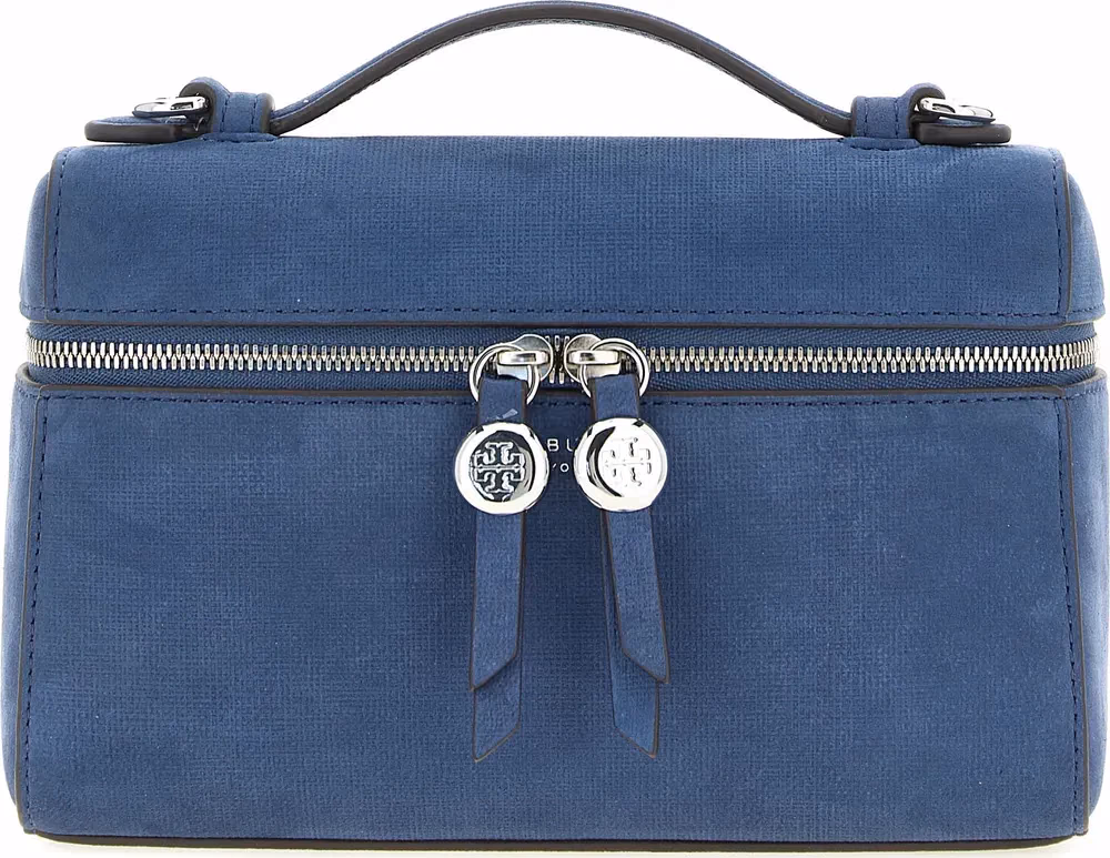 Tory Burch Blue Lamb Leather Handbag