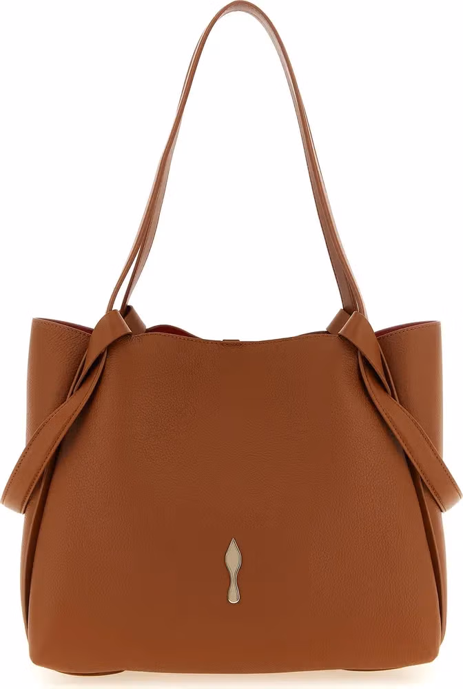 Christian Louboutin Brown Calfskin Tote Bag