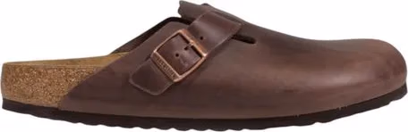 Birkenstock Brown Leather Clogs