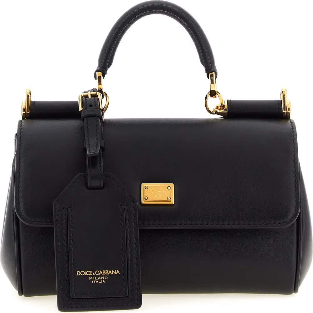 Dolce & Gabbana Black Calfskin Handbag